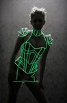 glow in the dark clothes Glow-in-the-Dark Corset: Light up t